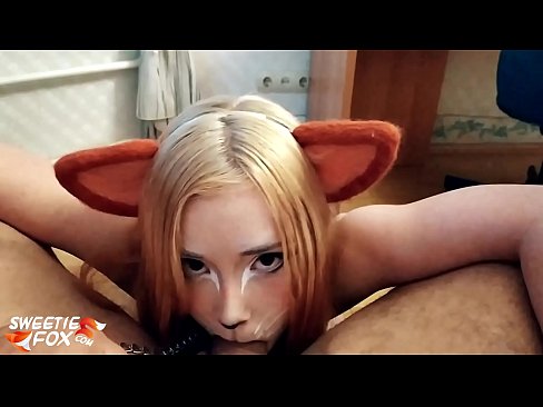 ❤️ Kitsune loro dick na kụkọba n'ọnụ ya ☑ Ihe na-akpali agụụ mmekọahụ n'ụlọ